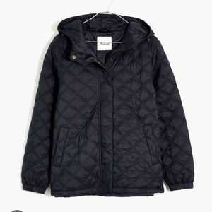 Madewell air puff quilted packable puffer jacket